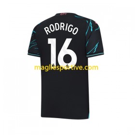 Completo Calcio Manchester City Rodri Hernandez 16 Divisa Terza 2023-2024